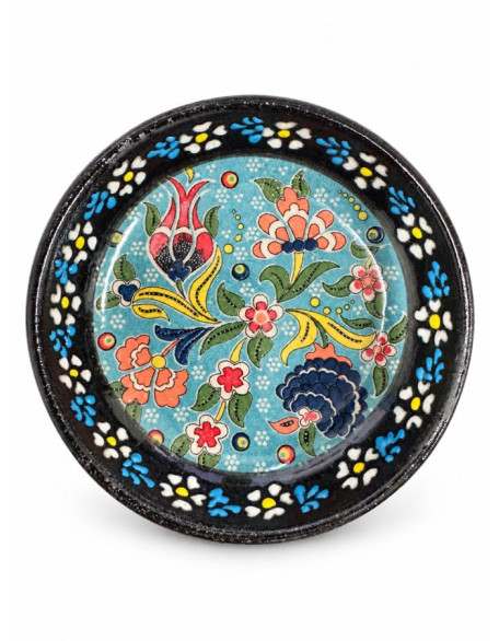 4" Hand-Painted Turkish Ceramic Bowl — 11 Colors