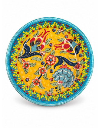 4" Hand-Painted Turkish Ceramic Bowl — 11 Colors