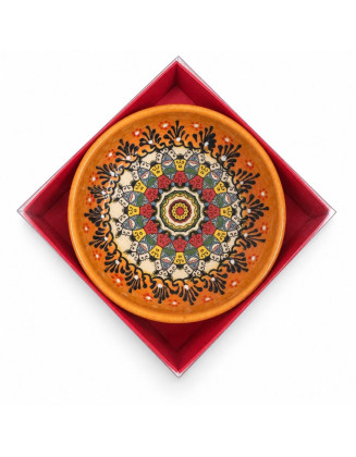 4" Hand-Painted Turkish Ceramic Bowl — 11 Colors
