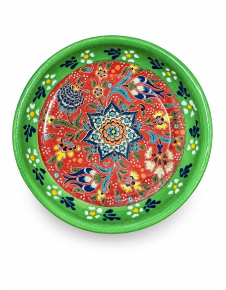4" Hand-Painted Turkish Ceramic Bowl — 11 Colors