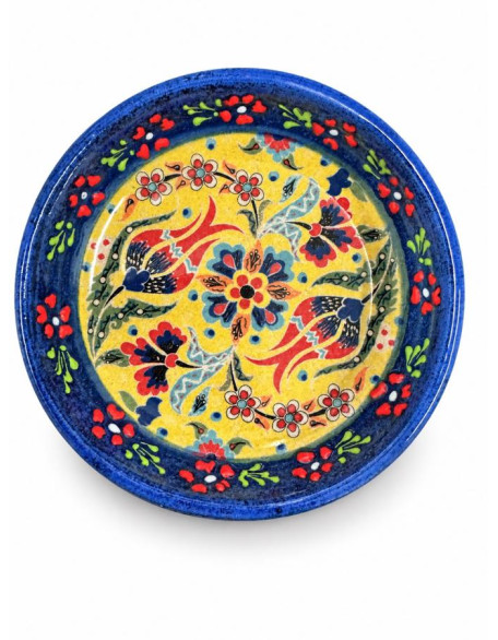 4" Hand-Painted Turkish Ceramic Bowl — 11 Colors