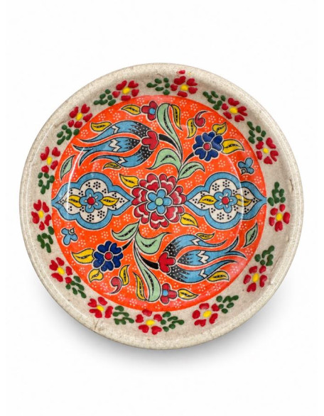 4" Hand-Painted Turkish Ceramic Bowl — 11 Colors
