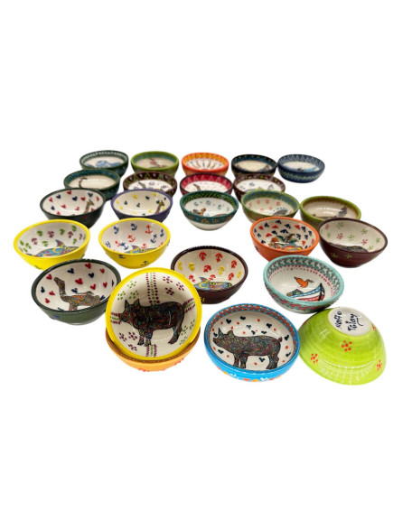 25 Pack of Assorted Design-Color Animal Bowls 25 Pack of Assorted Design-Color Animal Bowls