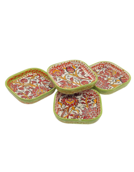  Green Bowls Set Of 4
