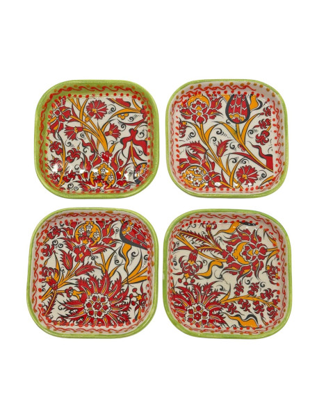  Green Bowls Set Of 4