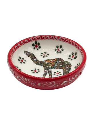 Red Camel  Flat Bowl 