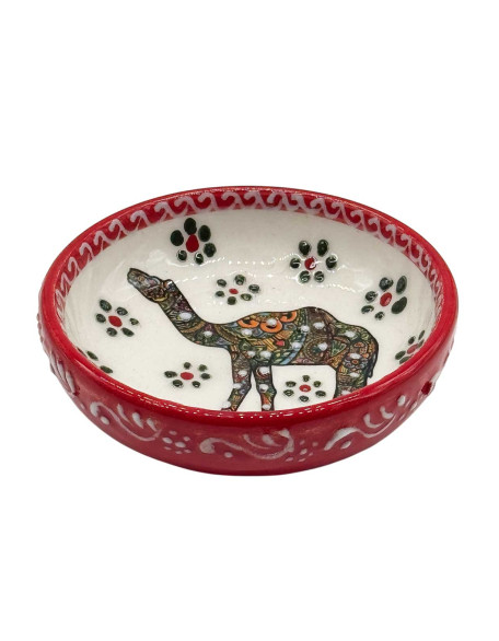 Red Camel  Flat Bowl 