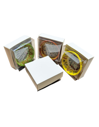 Hand-painted wedding bowls with special boxes