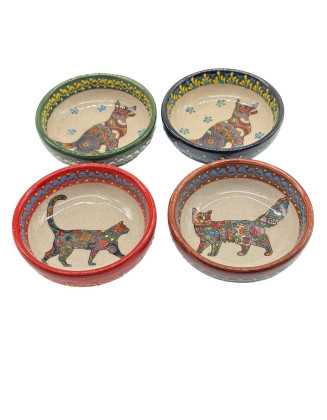   Set Of 4 Cats and Dogs