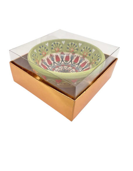 Hand-painted wedding bowls with special boxes