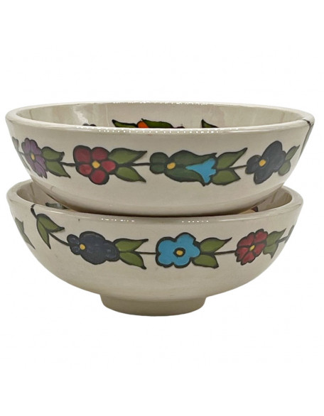  5"  Flowers design hand-painted Bowls