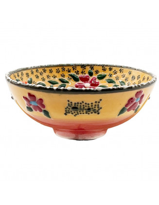 5" Yellow Pomegranate Bowl