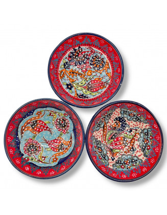 3-Piece Set Hand Painted 5" Bowls