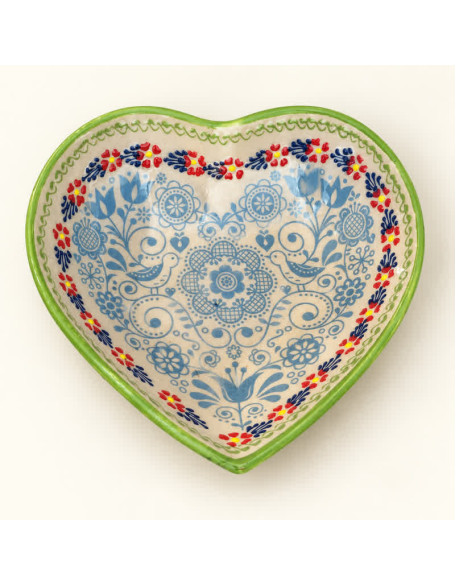 Bowls 6" Heart Design — Hand-Painted Ceramic Bowl