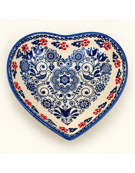 Bowls 6" Heart Design — Hand-Painted Ceramic Bowl