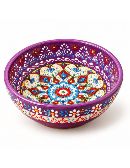 Bowls 6" — Hand-Painted Turkish Ceramic Bowl Bowls 6" — Hand-Painted Turkish Ceramic Bowl