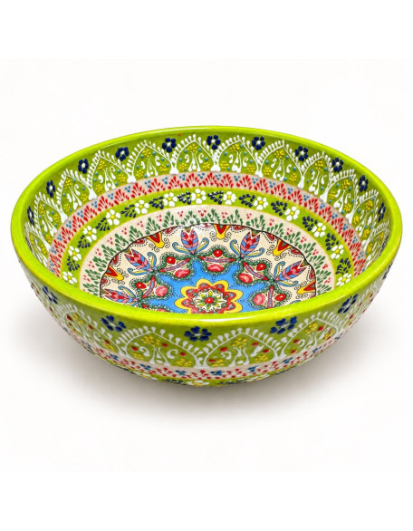 Bowls 8" | Hand-Painted Turkish Ceramic Bowl