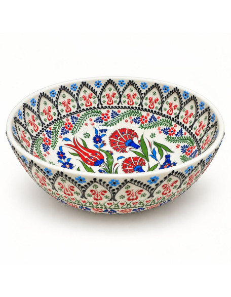 Bowls 8" | Hand-Painted Turkish Ceramic Bowl