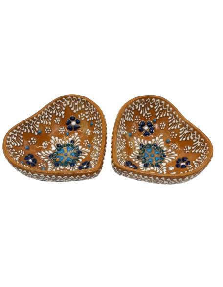  3" Set of 2 Heart Bowls with Gift Boxes