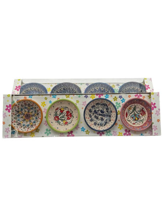   Set Of 8 Garden and Lace Ceramics