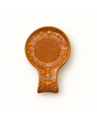Hand-Painted Ceramic Grater & Spoon Holder — 5 Colors