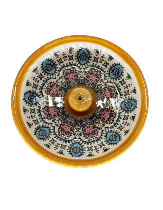  Hand-Painted Ceramic Incense Holder