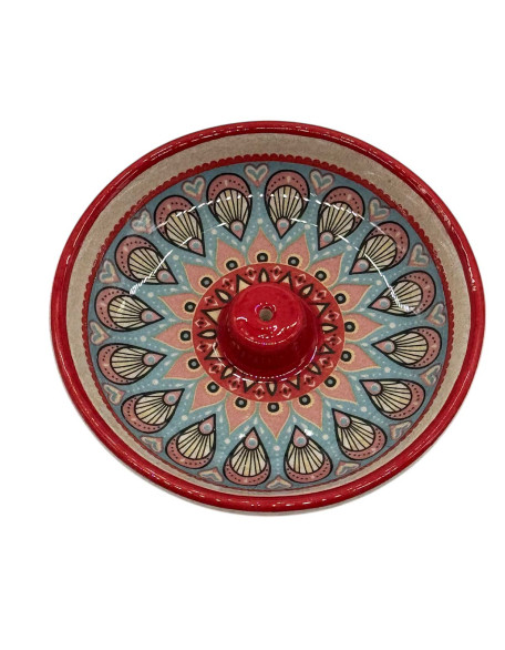  Hand-Painted Ceramic Incense Holder