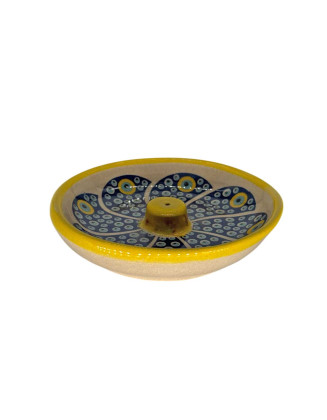  Hand-Painted Ceramic Incense Holder