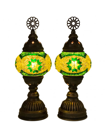 Set of 2 Table Lamps 4" 