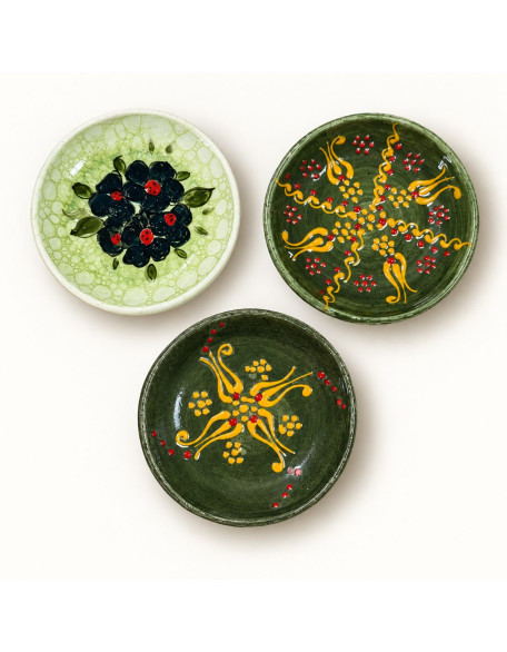 Meze Bowls — Set of 3 — Green Garden