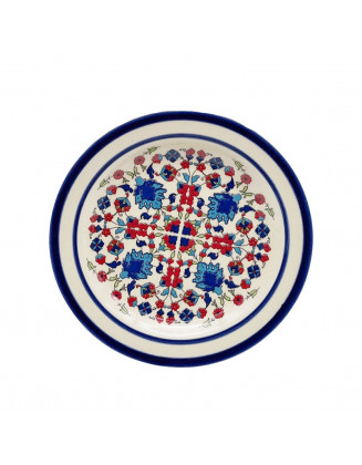  Hand Painted Garden Plate 10 Inches Wide