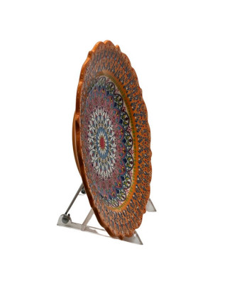  Hand Painted Garden Plate 10 Inches Wide