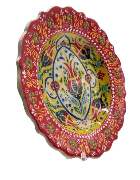 Hand Painted Plates 7.5" D.