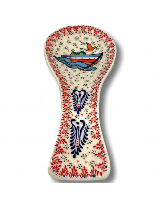 Hand Painted Lace Spoon Holder