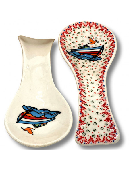 Set Of 2 HandPainted Spoon Holders Set Of 2 HandPainted Spoon Holders