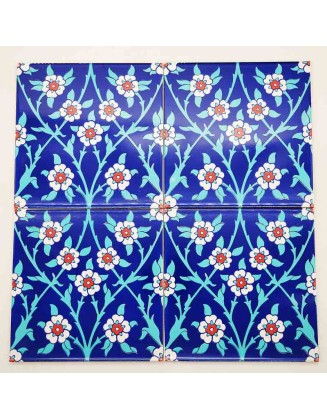 Iznik Ceramic Tiles- Set Of 4