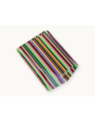 Tin Rolling Tray — Colorful Portrait & Stripes