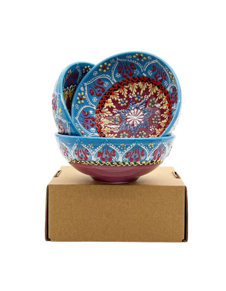 Set Of 3 special Hand Painted 5" Bowls