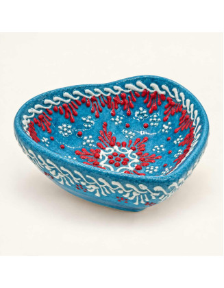  3" Blue Heart Bowl with Gift Box
