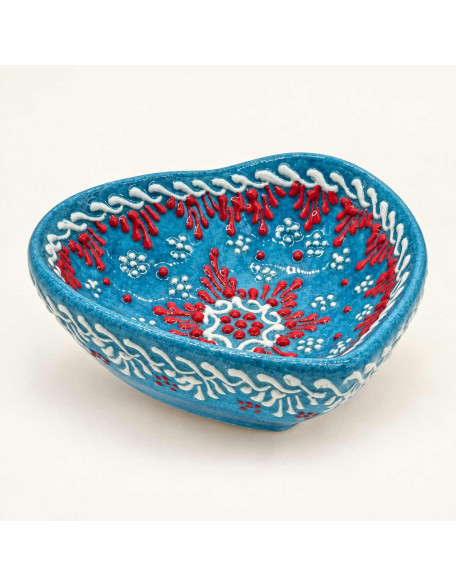  3" Blue Heart Bowl with Gift Box