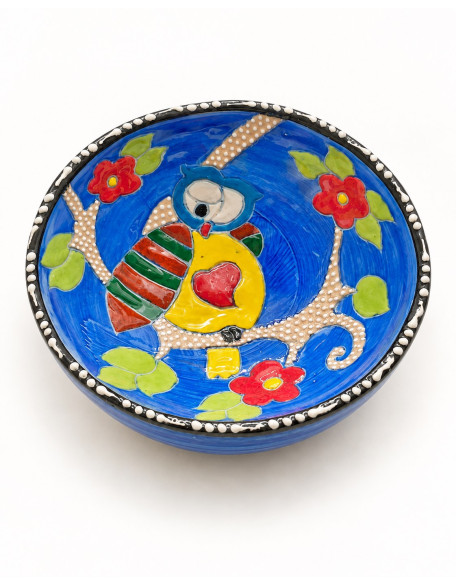  5" Blue Owl Bowl