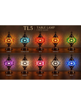 TL5 Table Lamp — 5" Glass