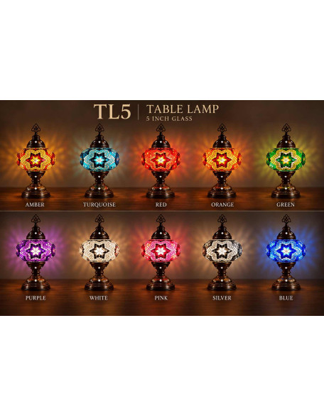 TL5 Table Lamp — 5" Glass