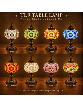 TL9 Table Lamp — 9" Glass — Coming Soon