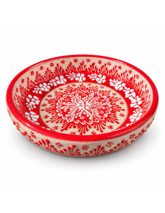 3″ × 1″ Lace Design Hand-Painted Bowl — 4 Colors