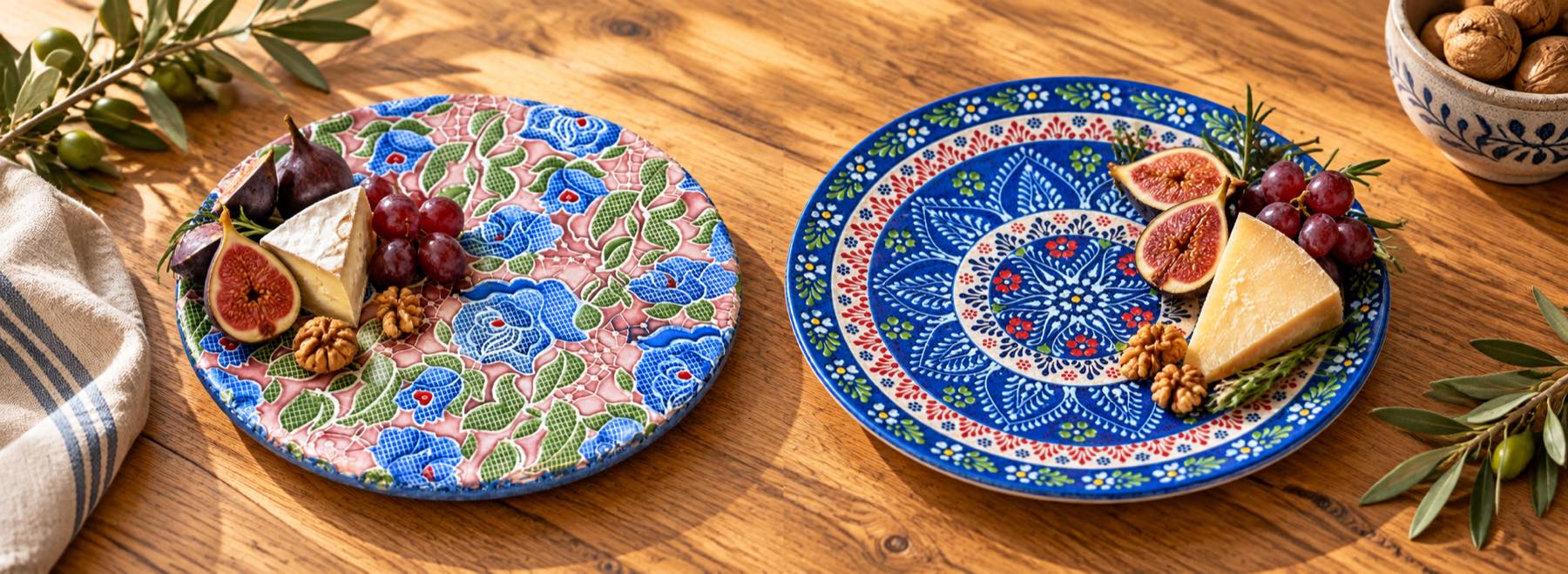 Hot Dish Plates — handcrafted collection
